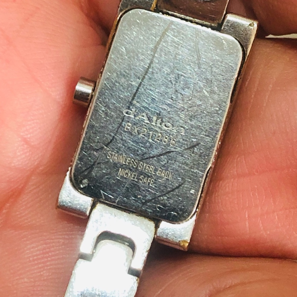 D'alton Silver Rectangular Watch - image 4